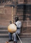 African kora player