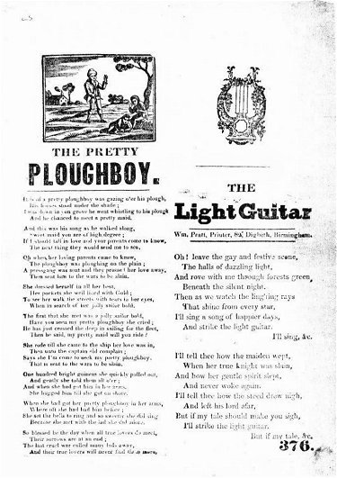 William Pratt No.244 (The Pretty Ploughboy)
From the Roy Palmer Archive.