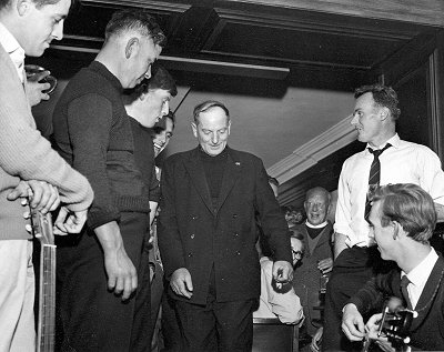 Shrimp step dancing.