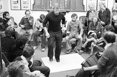 Richard Davies step dancing