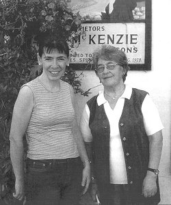 Annie McKenzie, right, with her daughter, Eileen McGourty