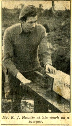 Dick Hewitt as sawyer.