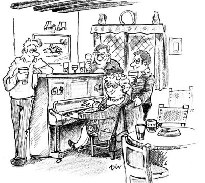 Ruby Night - cartoon by Div Hill.