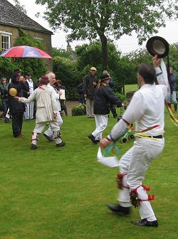 Francis at Bampton, 26 May 2008, participating in Greeny Up. Photo by Keith Chandler