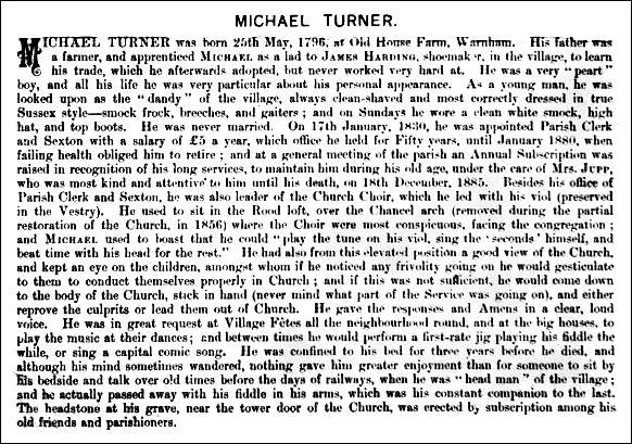 'The fullest account of Michael Turner's life ...'