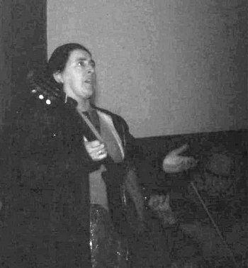 Margaret Barry. Michael Gorman can just be made out on the right.