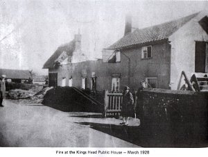 The King Billy was destroyed by fire in March, 1928
