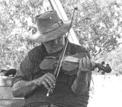 Photo of Charlie with fiddle