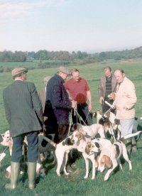 Members of the Newtownbutler Hunt Club, 1980.