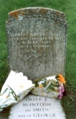 Herbert's headstone in Blakeney churchyard.
