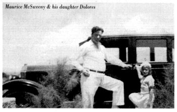 Maurice McSweeny [sic] and his daughter Dolores