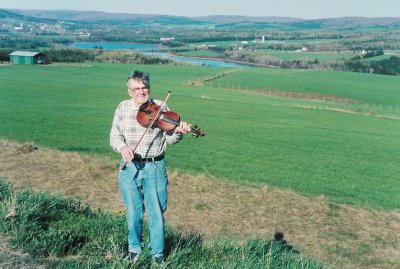 Willie in the contryside above Ainsley Lake